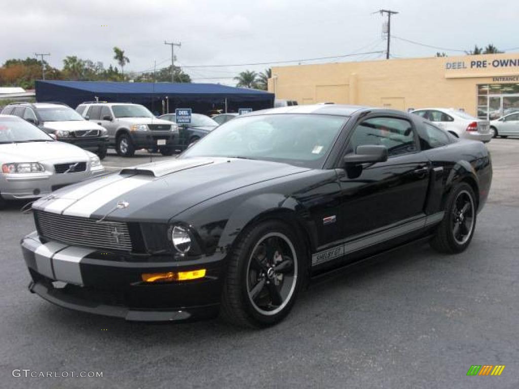 2007 Mustang Shelby GT Coupe - Black / Dark Charcoal photo #8