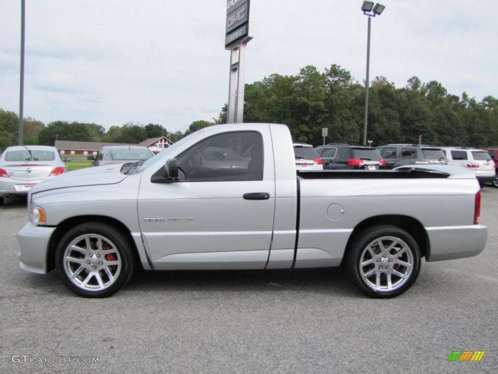 Bright Silver Metallic 2005 Dodge Ram 1500 SRT-10 Regular Cab Exterior Photo #54681387