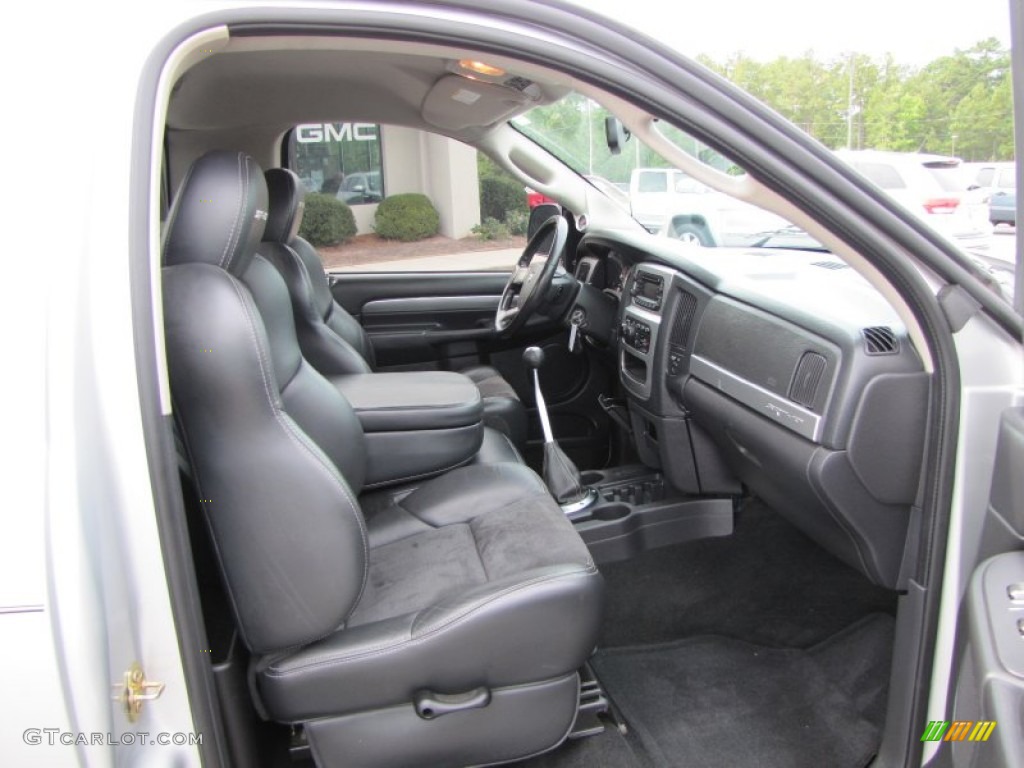 Dark Slate Gray Interior 2005 Dodge Ram 1500 SRT-10 Regular Cab Photo #54681456
