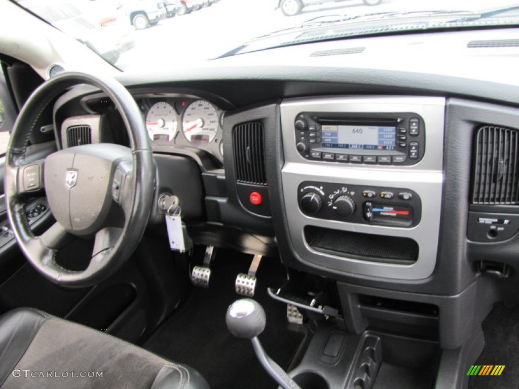 2005 Dodge Ram 1500 SRT-10 Regular Cab Dark Slate Gray Dashboard Photo #54681468