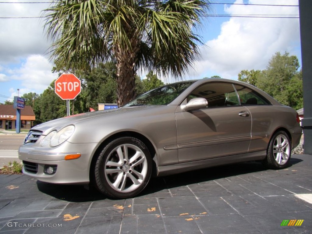2006 CLK 350 Coupe - Pewter Metallic / Charcoal photo #3