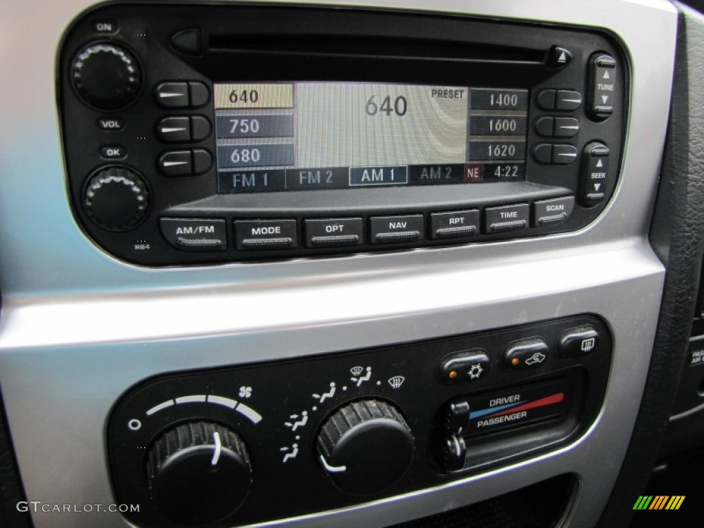 2005 Dodge Ram 1500 SRT-10 Regular Cab Audio System Photo #54681489