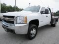 Summit White - Silverado 3500HD Extended Cab 4x4 Chassis Photo No. 3