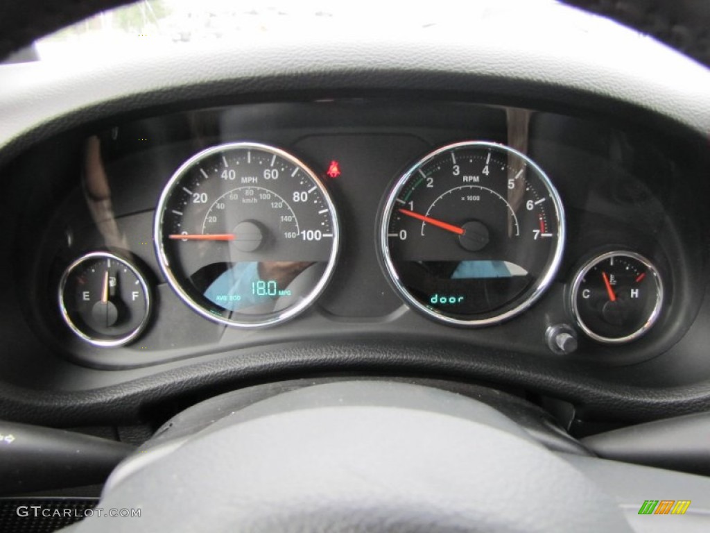 2012 Jeep Wrangler Sport S 4x4 Gauges Photo #54682404