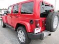 2012 Flame Red Jeep Wrangler Unlimited Sahara 4x4  photo #5