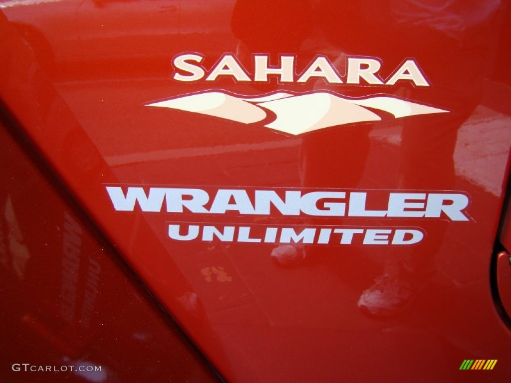 2009 Wrangler Unlimited Sahara 4x4 - Sunburst Orange Pearl / Dark Slate Gray/Medium Slate Gray photo #31