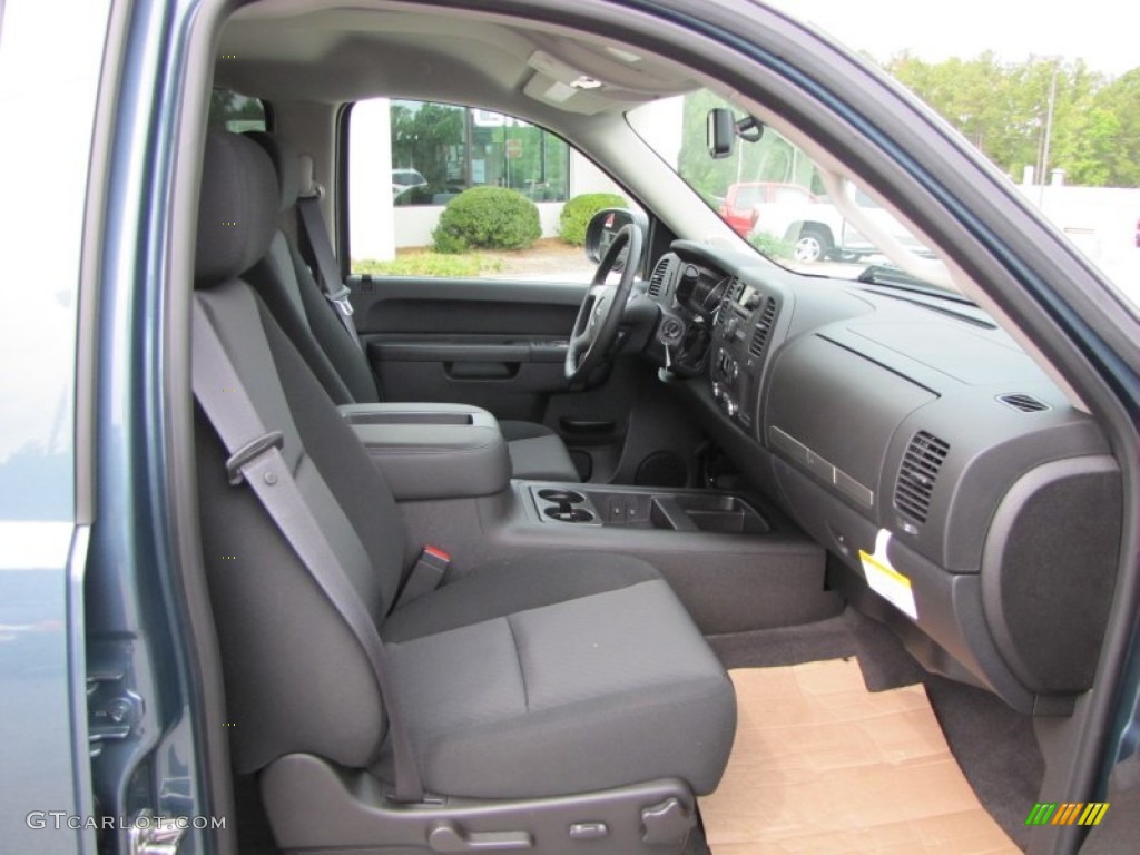 Ebony Interior 2012 GMC Sierra 1500 SLE Crew Cab Photo #54683010