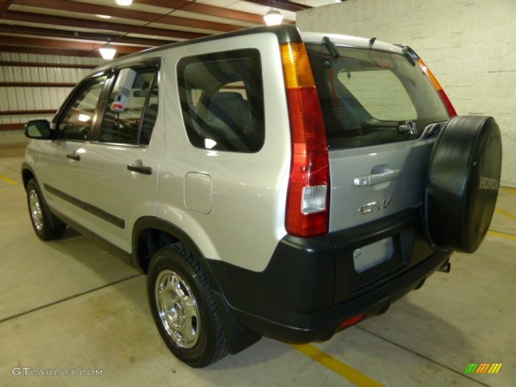 2002 CR-V LX 4WD - Satin Silver Metallic / Black photo #2