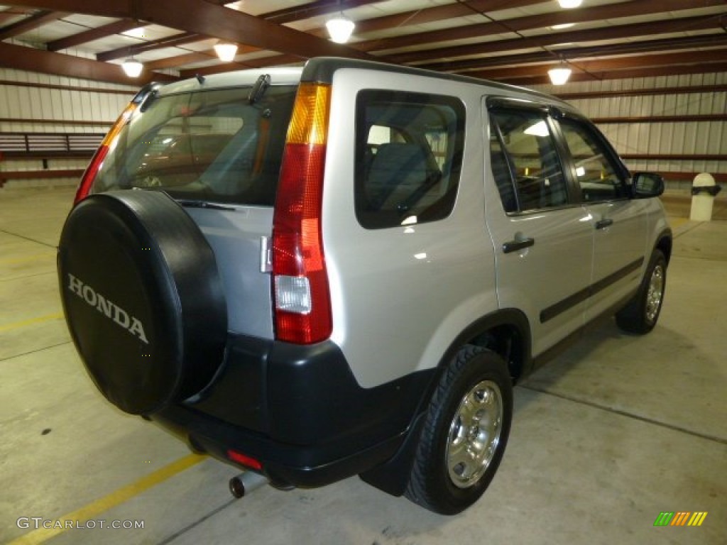 2002 CR-V LX 4WD - Satin Silver Metallic / Black photo #4