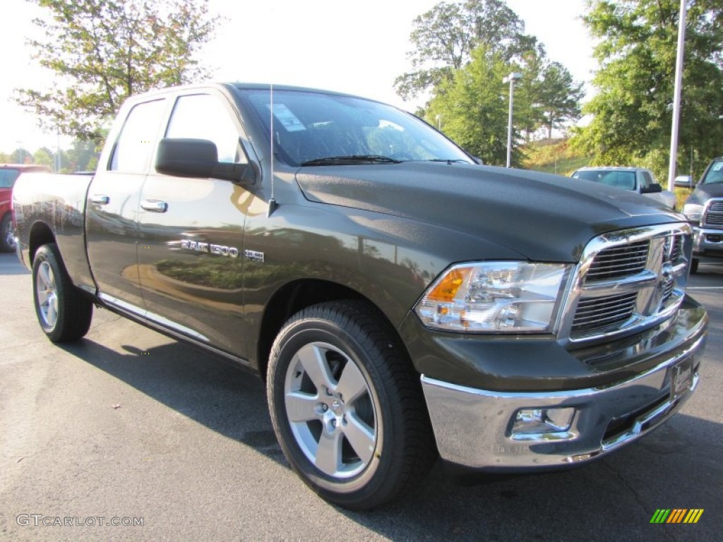 2012 Ram 1500 Big Horn Quad Cab - Sagebrush Pearl / Dark Slate Gray/Medium Graystone photo #4