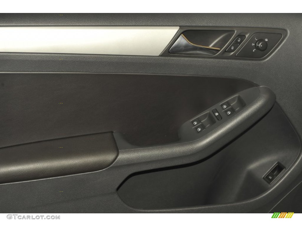 2012 Jetta SEL Sedan - Platinum Gray Metallic / Titan Black photo #8