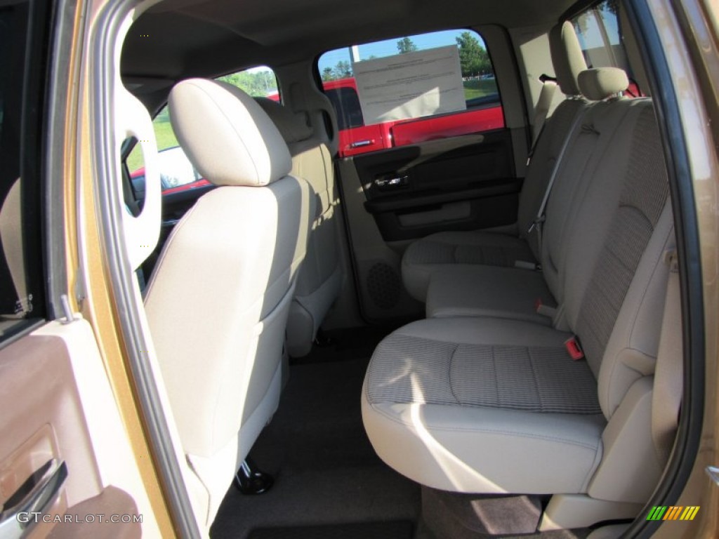 Light Pebble Beige/Bark Brown Interior 2012 Dodge Ram 3500 HD Big Horn Crew Cab Dually Photo #54687521