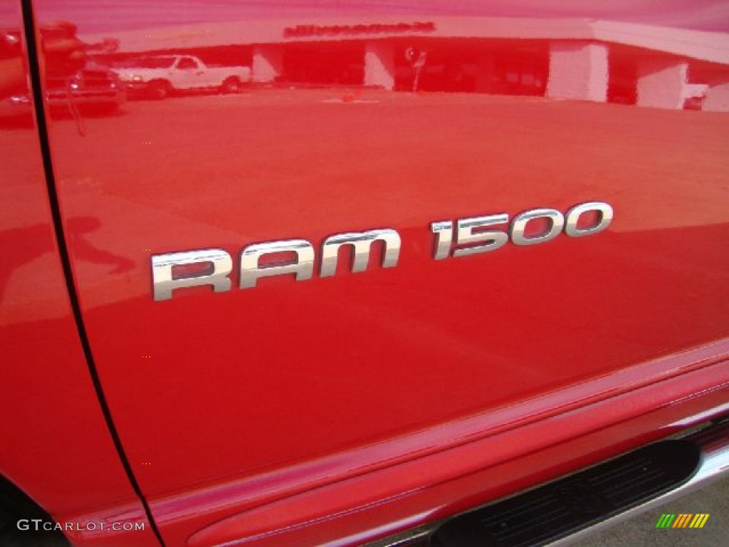 2005 Ram 1500 Laramie Quad Cab - Flame Red / Dark Slate Gray photo #35