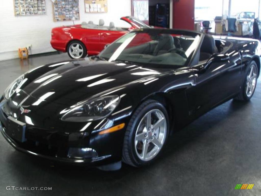 2006 Corvette Convertible - Black / Ebony Black photo #1