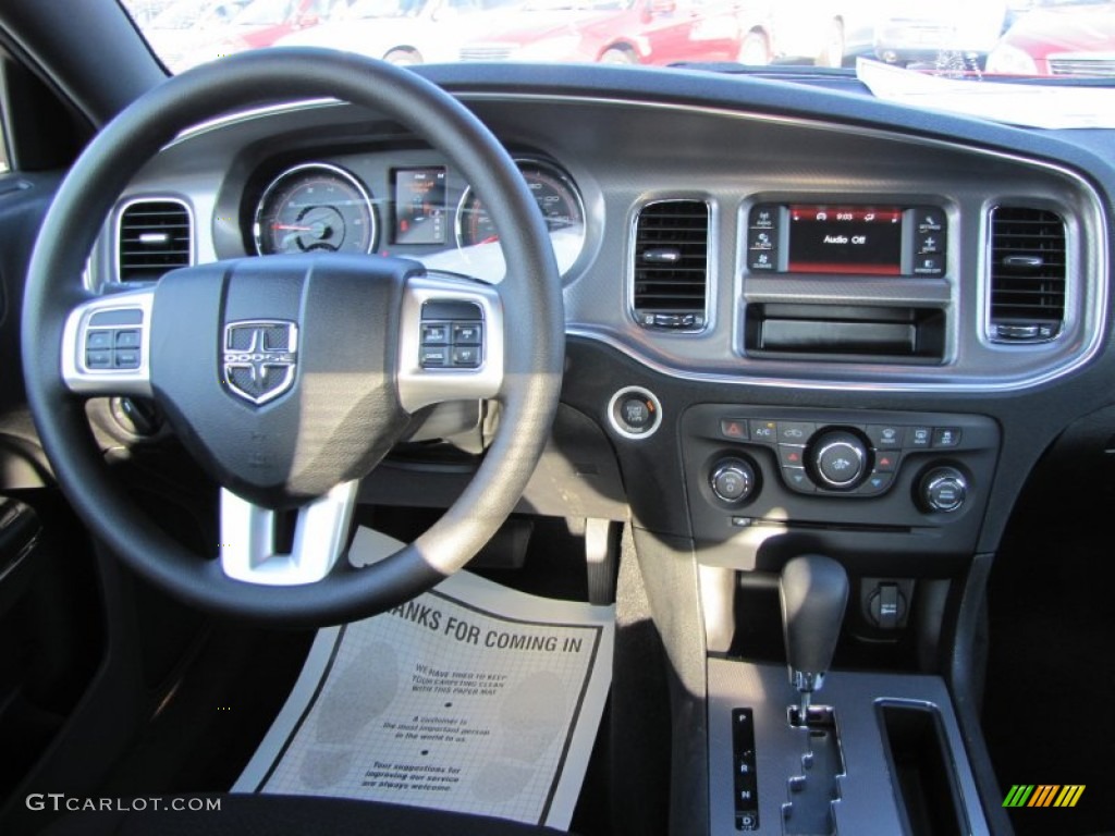 2012 Dodge Charger SE Black Dashboard Photo #54687754