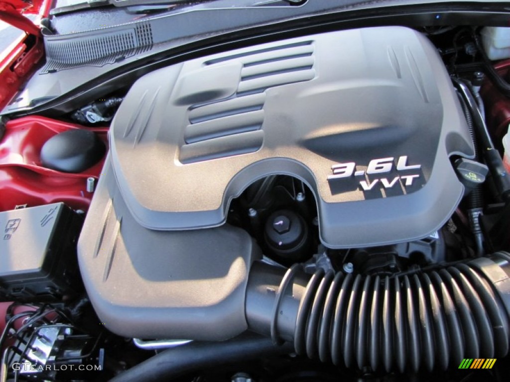 2012 Dodge Charger SE 3.6 Liter DOHC 24-Valve Pentastar V6 Engine Photo #54687766