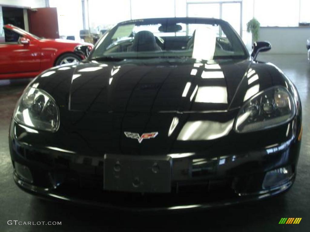2006 Corvette Convertible - Black / Ebony Black photo #2