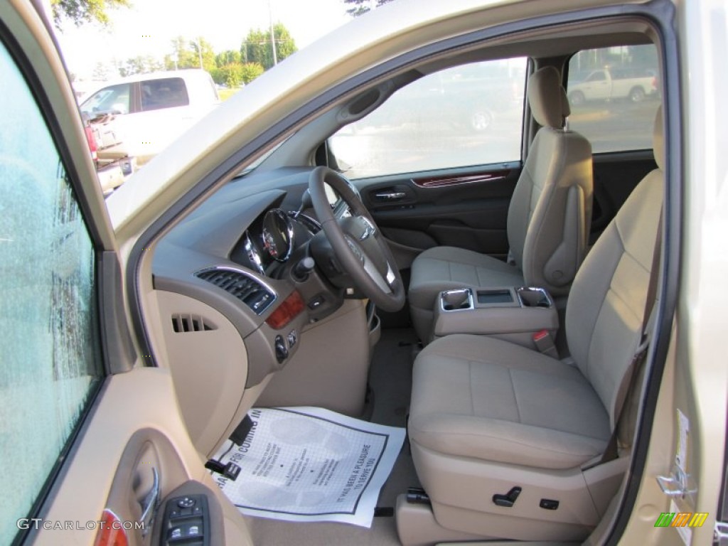 Dark Frost Beige/Medium Frost Beige Interior 2012 Chrysler Town & Country Touring Photo #54688465
