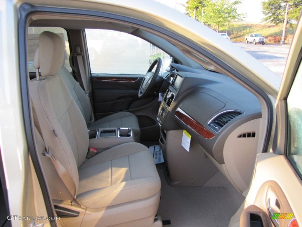 Dark Frost Beige/Medium Frost Beige Interior 2012 Chrysler Town & Country Touring Photo #54688492
