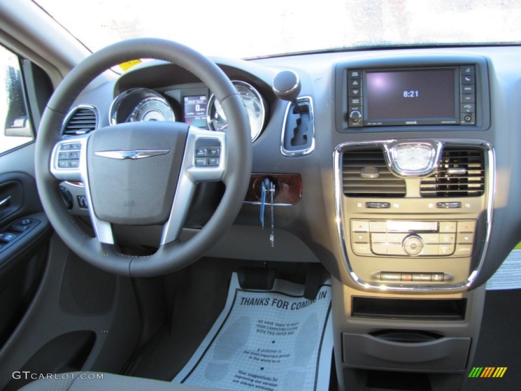 2012 Chrysler Town & Country Touring Dark Frost Beige/Medium Frost Beige Dashboard Photo #54688501
