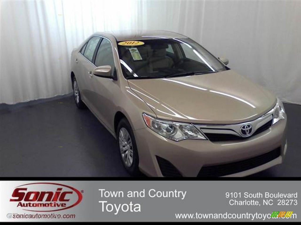 2012 Camry LE - Sandy Beach Metallic / Ivory photo #1