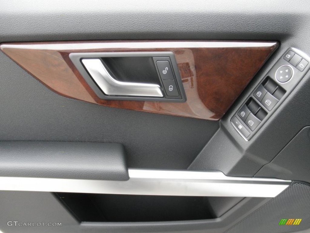 2012 Mercedes-Benz GLK 350 Black Door Panel Photo #54690205