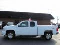 2008 Summit White Chevrolet Silverado 1500 LTZ Extended Cab 4x4  photo #4