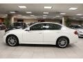 Ivory Pearl White 2008 Infiniti G 35 x S Sedan Exterior