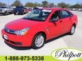 2008 Vermillion Red Ford Focus SE Sedan  photo #1