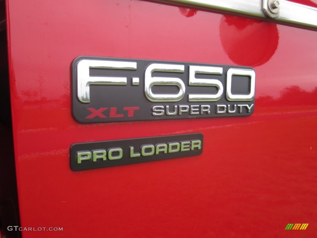 2007 F650 Super Duty XLT Regular Cab Pro Loader Truck - Red / Medium Dark Flint photo #10