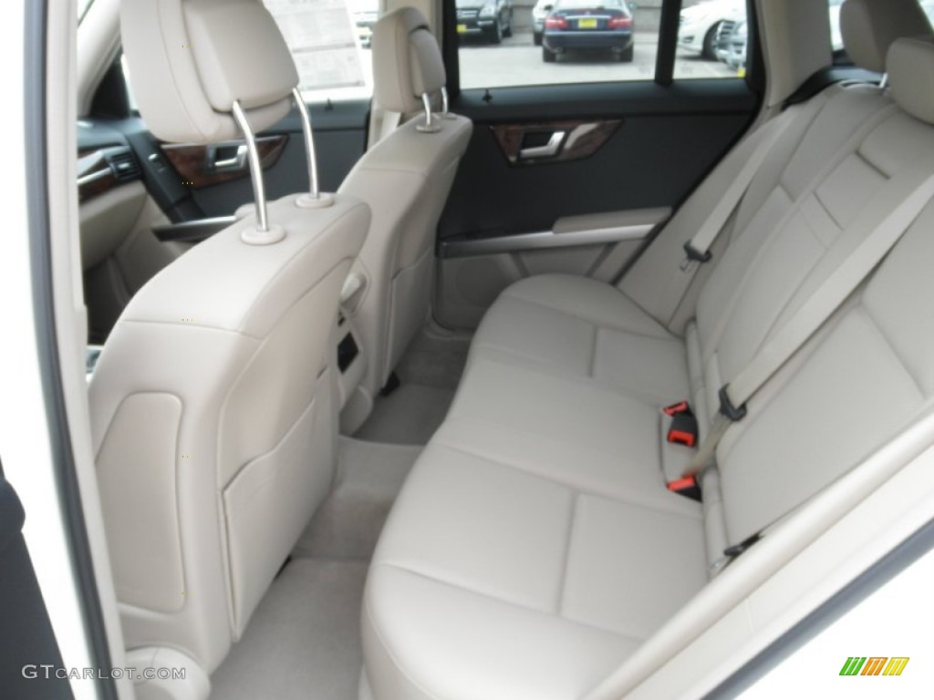 Almond/Black Interior 2012 Mercedes-Benz GLK 350 Photo #54690592
