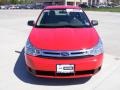 2008 Vermillion Red Ford Focus SE Sedan  photo #3