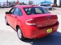 2008 Vermillion Red Ford Focus SE Sedan  photo #8