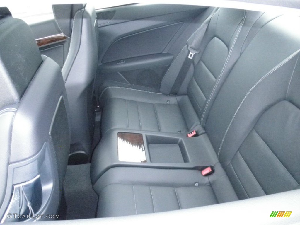 Black Interior 2012 Mercedes-Benz E 350 Coupe Photo #54691138