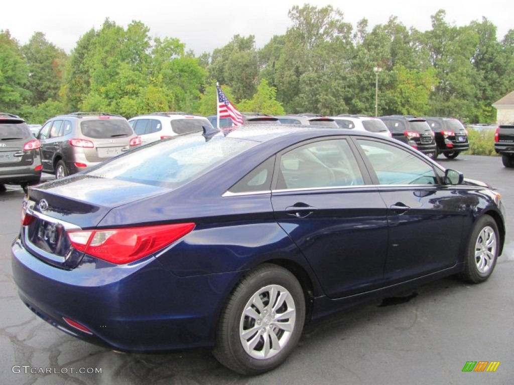 2011 Sonata GLS - Pacific Blue Pearl / Gray photo #2
