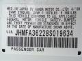 Taffeta White - Civic Hybrid Sedan Photo No. 26