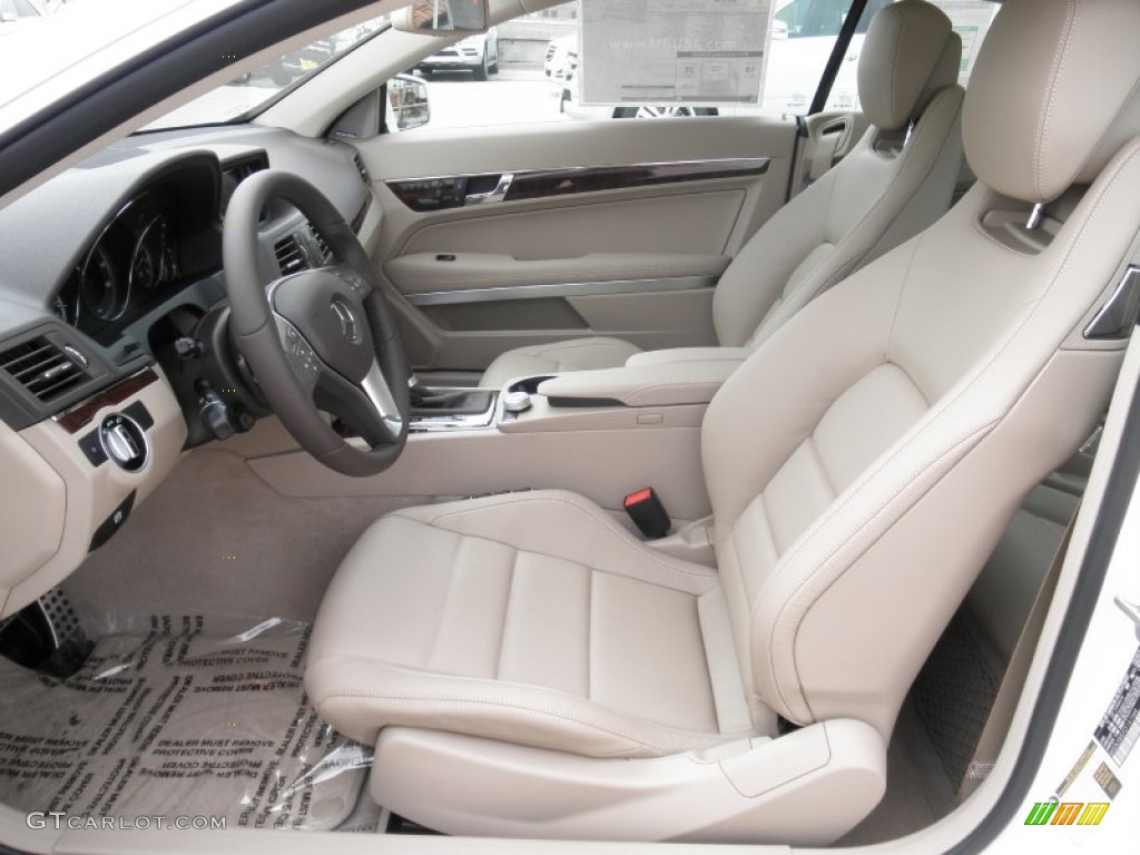 Almond/Mocha Interior 2012 Mercedes-Benz E 350 Coupe Photo #54691219