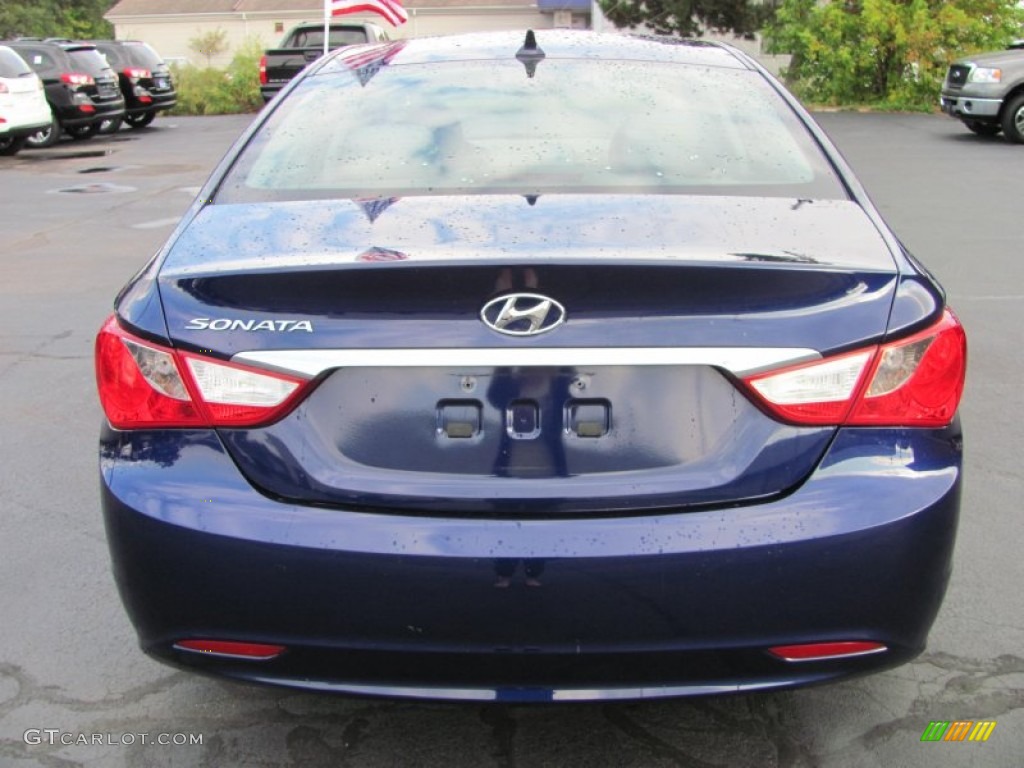 2011 Sonata GLS - Pacific Blue Pearl / Gray photo #16