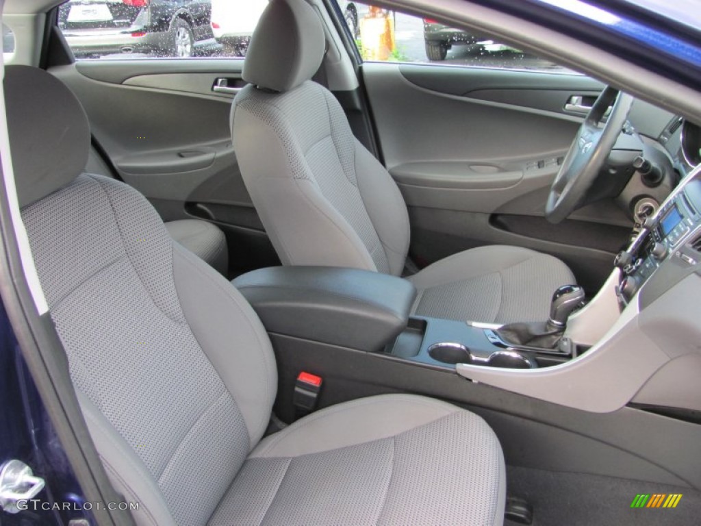 2011 Sonata GLS - Pacific Blue Pearl / Gray photo #18