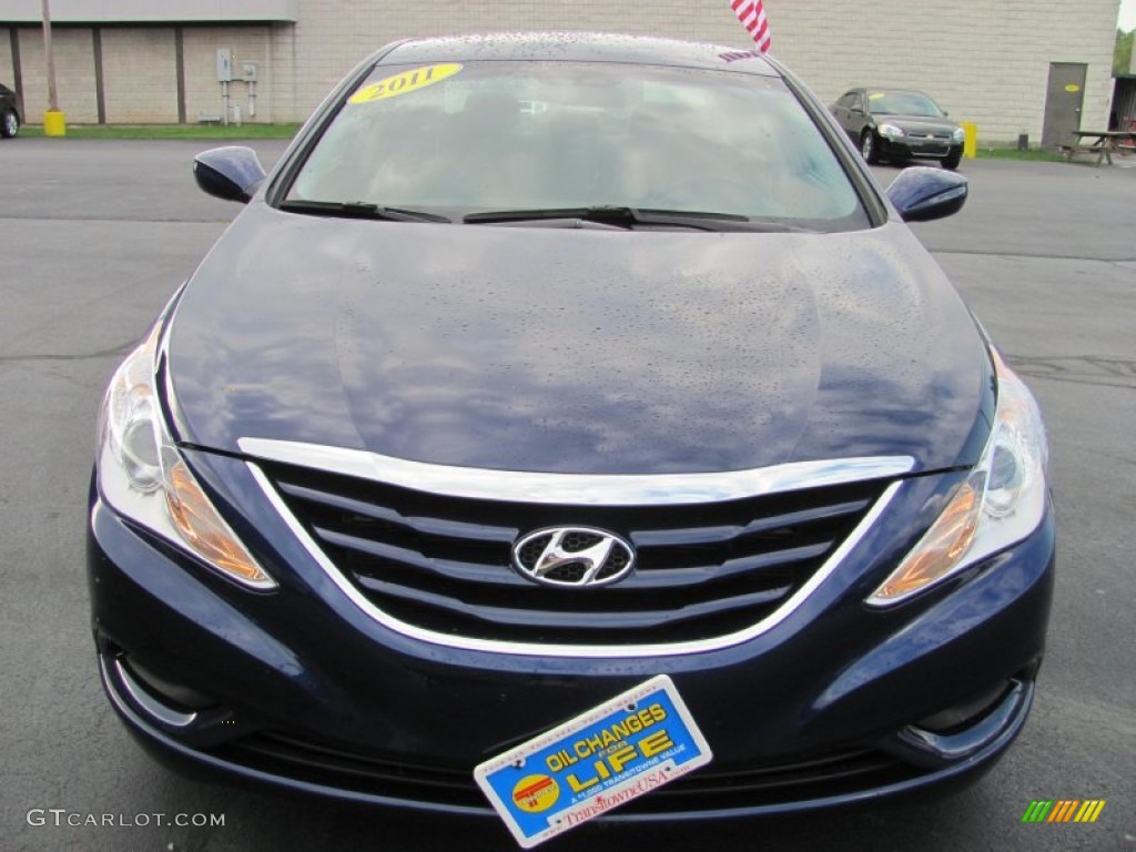 2011 Sonata GLS - Pacific Blue Pearl / Gray photo #20