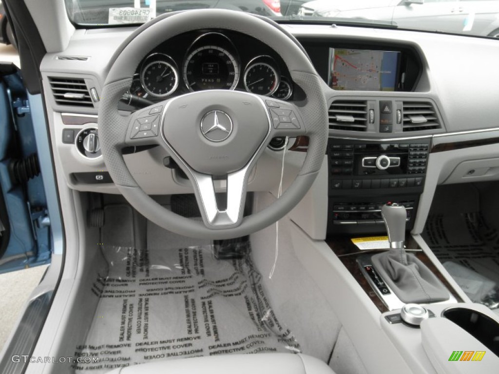 Ash/Dark Grey Interior 2012 Mercedes-Benz E 350 Cabriolet Photo #54691417