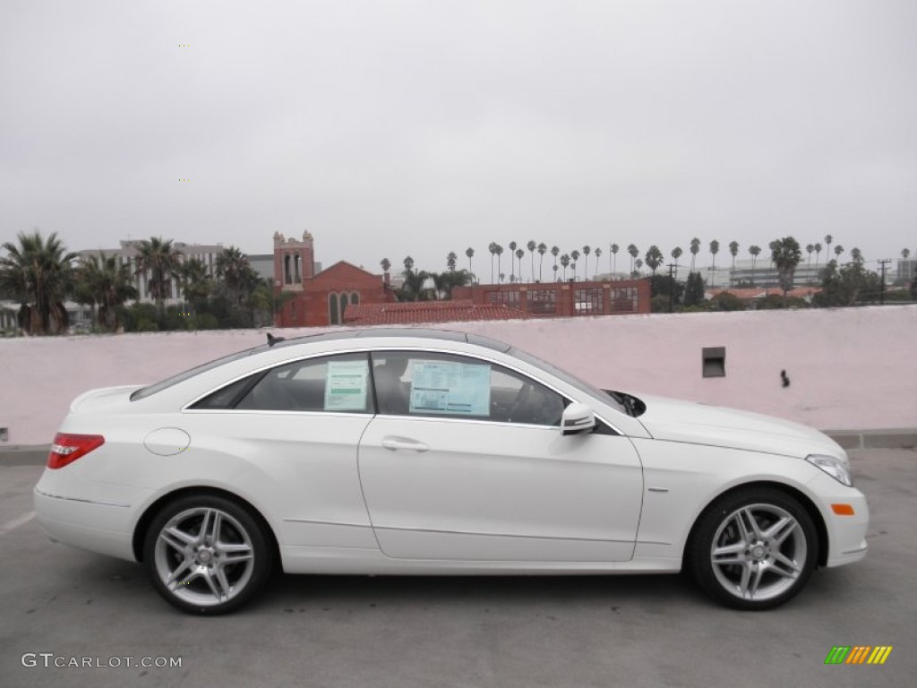 Arctic White 2012 Mercedes-Benz E 350 Coupe Exterior Photo #54691453
