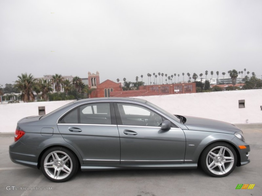 Sapphire Grey Metallic 2012 Mercedes-Benz C 250 Sport Exterior Photo #54691912