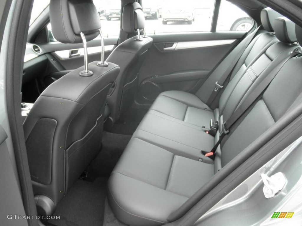 Black Interior 2012 Mercedes-Benz C 250 Sport Photo #54691957