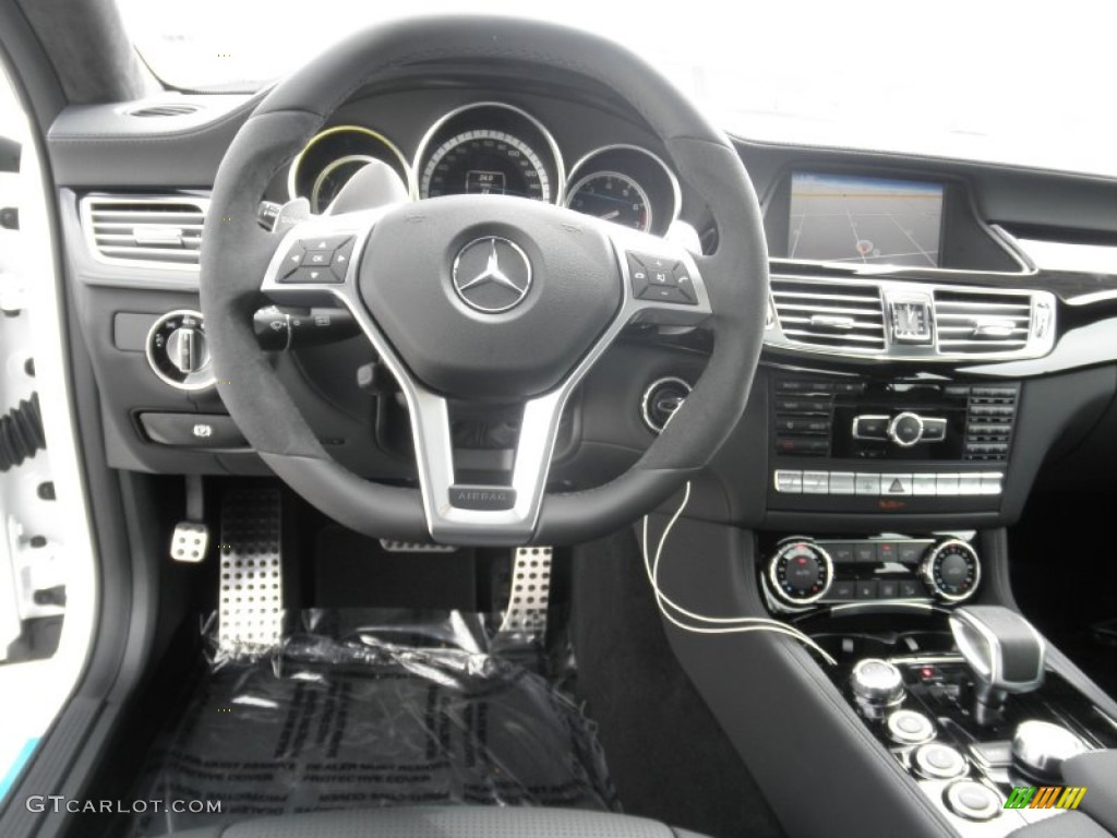 2012 Mercedes-Benz CLS 63 AMG Black Dashboard Photo #54692140