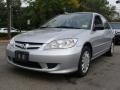 Satin Silver Metallic 2005 Honda Civic LX Sedan Exterior