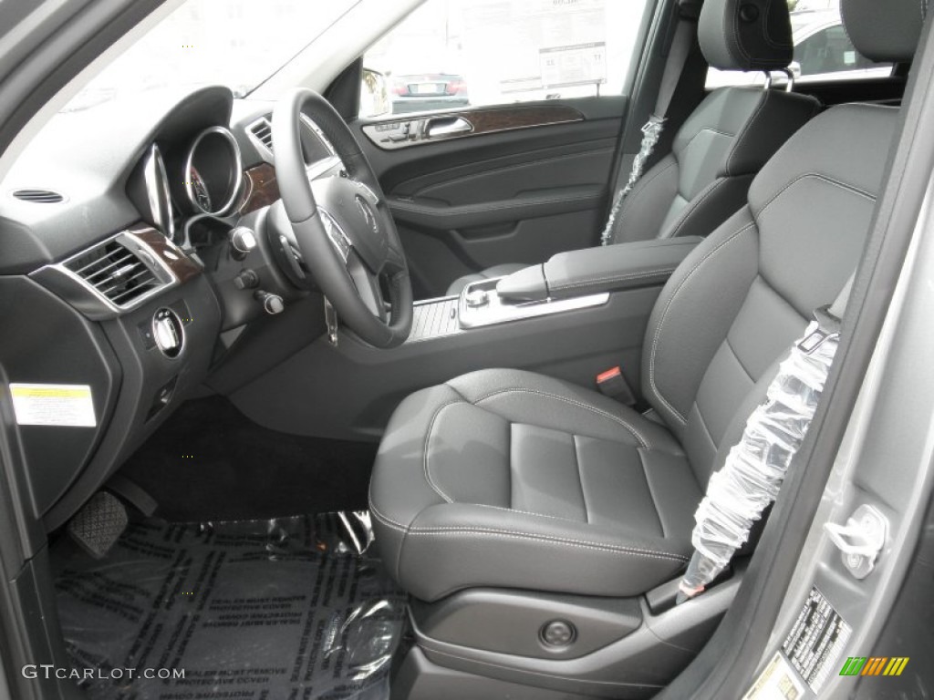 Black Interior 2012 Mercedes-Benz ML 350 4Matic Photo #54692387