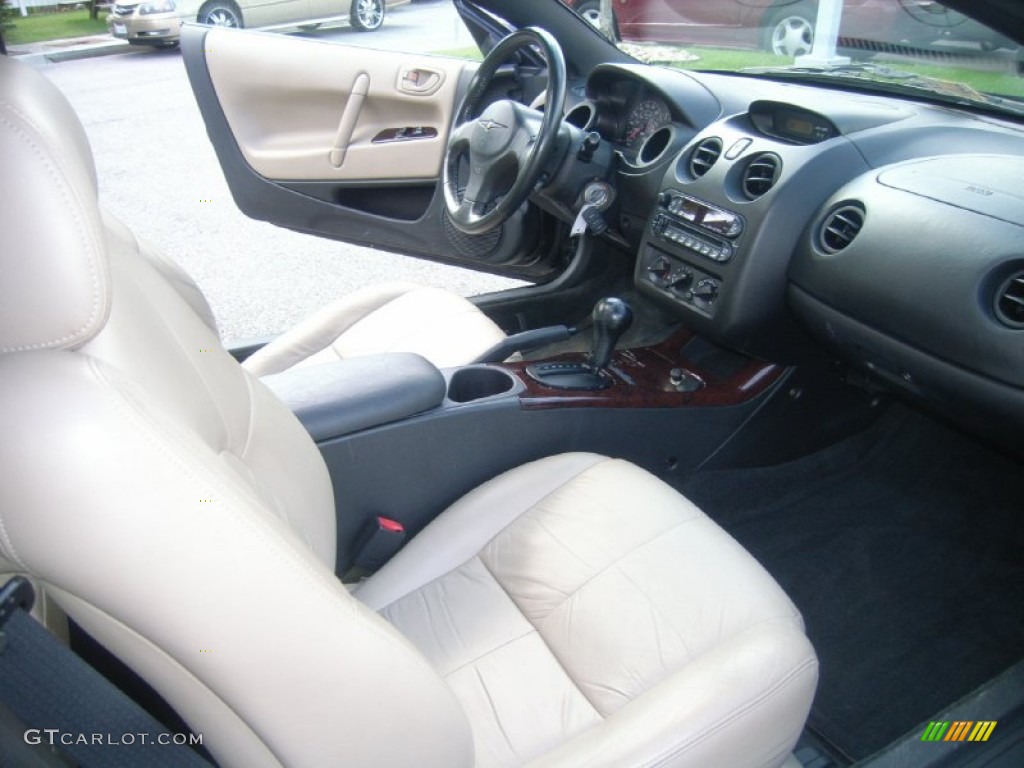 2001 Sebring LXi Coupe - Black / Black/Light Gray photo #19