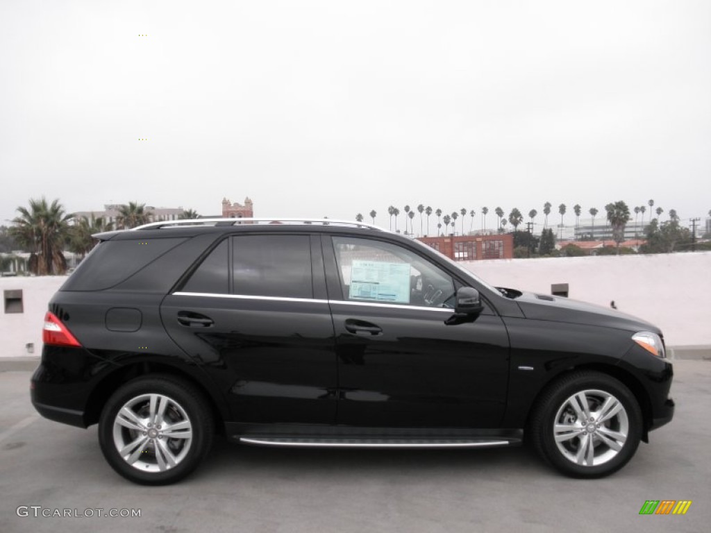 Black 2012 Mercedes-Benz ML 350 4Matic Exterior Photo #54692442