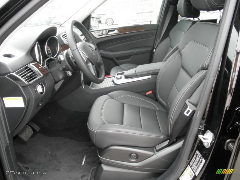 Black Interior 2012 Mercedes-Benz ML 350 4Matic Photo #54692476